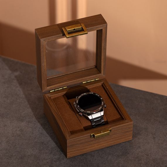 Дерев'яна скринька для наручного годинника 12×12×7.4 см | Зображення 5