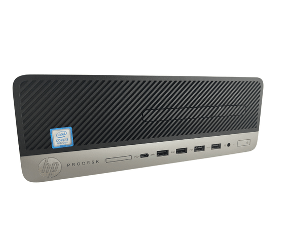 Комплект ПК: компьютер HP ProDesk 600 G4 SFF / Intel Core i5-8400 (6 ядер по 2.8 - 4.0 GHz) / 16 GB DDR4 / 240 GB SSD / Intel UHD Graphics 630 + Монитор 24" (1920x1080) TN  б/у | Зображення 2
