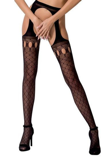Колготки-бодистокинг Passion S024 Черный S/M/L