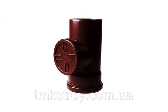 Ревизия водосточной системы Profil (Профиль) разные цвета 130/100, Коричневый