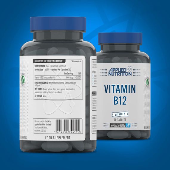 Витамин B12 Applied Nutrition VITAMIN B12 90 VCAPSULES | Зображення 1