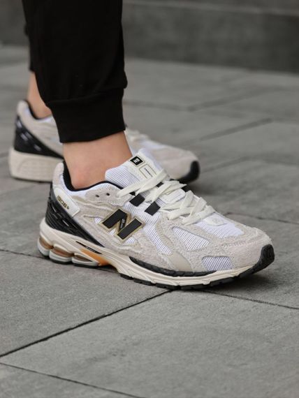 Кросівки New Balance весна літо колір білий, бежевий | Зображення 1