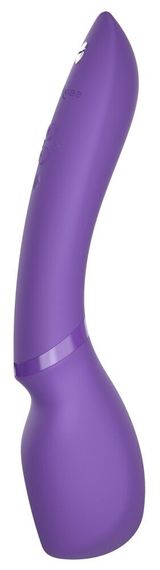Смарт-вібромасажер We-Vibe Wand 2 Purple, дуже потужний, функція Smart Silence | Зображення 2
