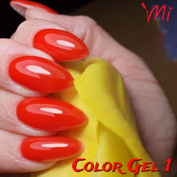 Гель для нарощення нігтів Mi Color Gel 1 (червоний) 30мл | Зображення 5