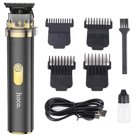 Портативна електробритва Hoco HP22 Retro engraving Black | Зображення 1