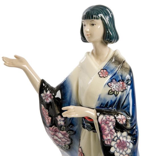 Порцелянова художня статуетка Geisha: Кіото Шовк, 31 см | Зображення 2