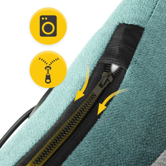 Подушка-масажер 4FIZJO Shiatsu Lite Green (P-5905973404143) | Зображення 4