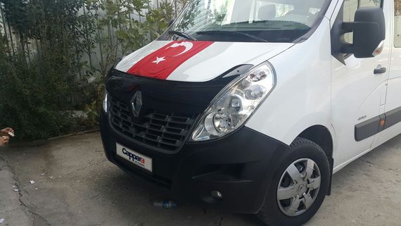 Дефлектор капота 2015-2019 (EuroCap) для Renault Master | Зображення 6