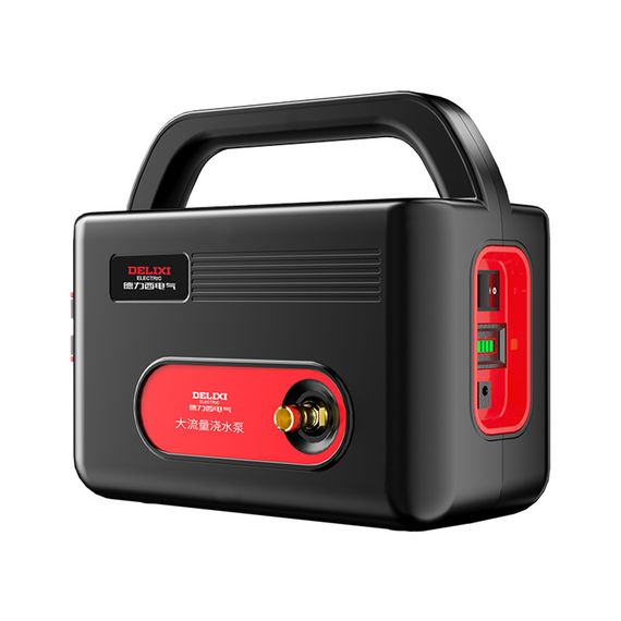 Насос для поливу Delixi 21V, шланг(8мм) 10 м
