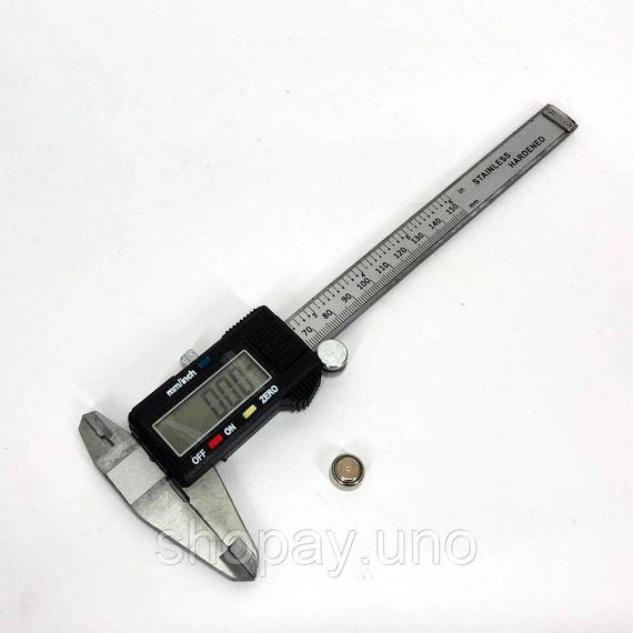 Электронный цифровой Штангенциркуль Digital Caliper 0-150 мм с LCD дисплеем в кейсе микрометр электронный | Зображення 5