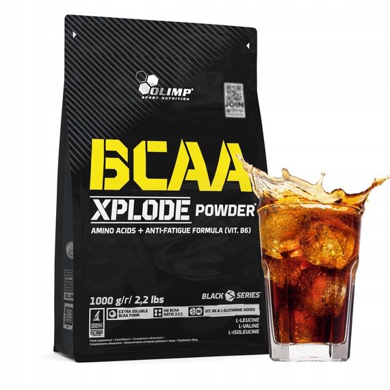Амінокислоти Olimp BCAA Xplode Powder 1000 г, кола | Зображення 2