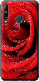 Чехол на Huawei P40 Lite E Красная роза "529u-1875-17620"