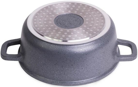 Каструля Kamille Landes Grey 4.5л з литими алюмінієвими ручками | Зображення 2