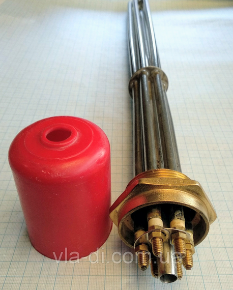 Блок Тенів 15000w з різьбленням 1,5 "дюйма(Туреччина) для котлів та електричних систем опалення | Зображення 1