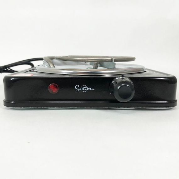 Плита бытовая Suntera SP-1910 черная, Электроплита бытовая электрическая, OJ-781 Комфорка электрическая