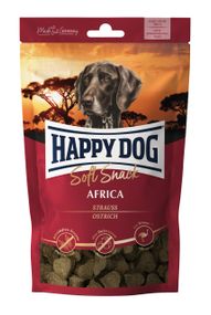 Ласощі для собак зі страусом Happy Dog Soft Snack Africa, 100 гр