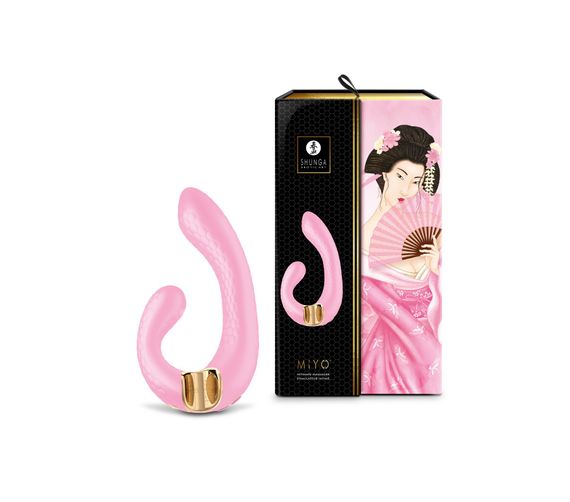 Вібратор-кролик Shunga Miyo Light Pink | Зображення 6