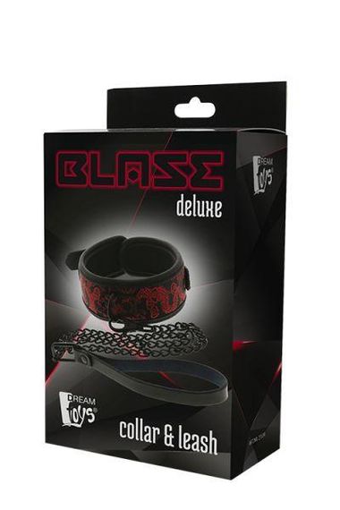 Нашийник з повідцем BLAZE DELUXE COLLAR Sex Aura | Зображення 1