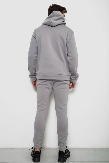 Спортивный костюм мужской на флисе, цвет серый, 238R57046 | Зображення 3