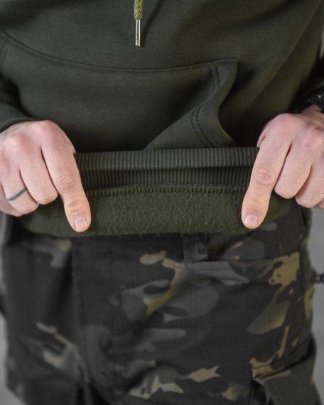 Худі CELEO на флісі олива diner ВТ3889 | Зображення 7