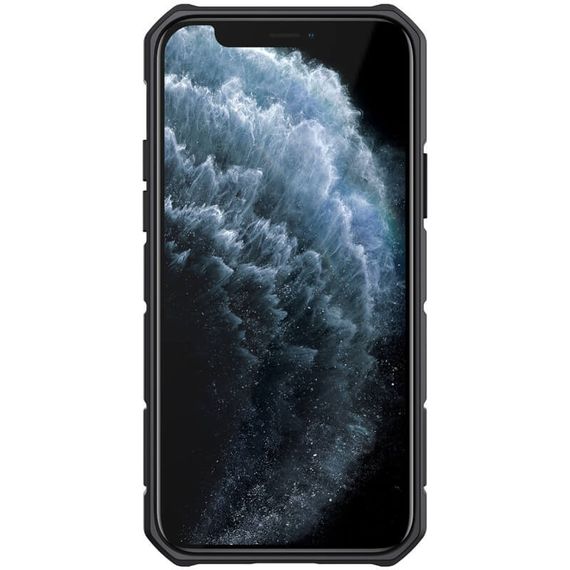TPU+PC чохол Nillkin CamShield Armor (шторка на камеру) для Apple iPhone 12 Pro Max (6.7") Чорний | Зображення 1