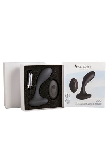 Вібростимулятор простати S Pleasures Premium Eazy, чорний | Зображення 4