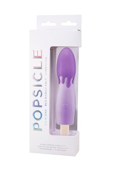 Вибратор - Popsicle Rechargeable Vibe Purple Sex Aura | Зображення 1