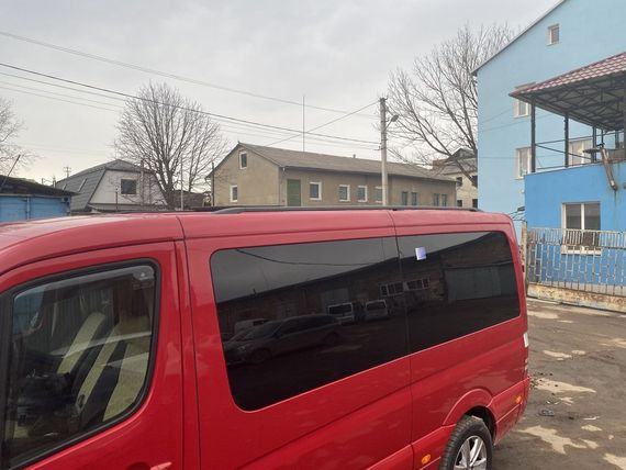 Рейлинги DD 265 см, Черный мат, пластиковая ножка для Mercedes Sprinter 2006-2018 гг | Зображення 3