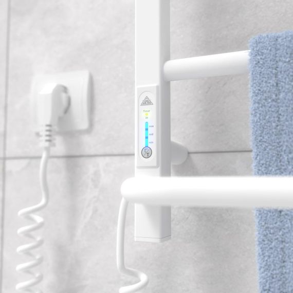 Электрическая полотенцесушилка Laris Зебра Комфорт ЧФ8 500 х 800 Е (подкл. слева) R3 | Зображення 4