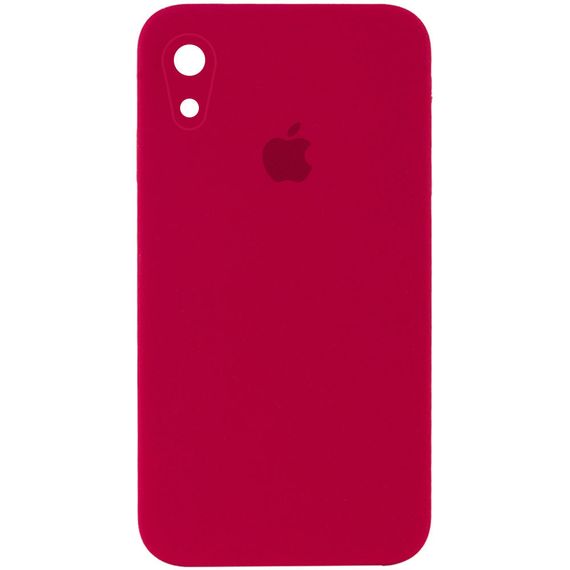 Чехол Silicone Case Square Full Camera Protective (AA) для Apple iPhone XR (6.1")