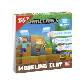 Пластилін Minecraft YES 540668 12 кольорів Різнокольоровий shop (4823091921605)