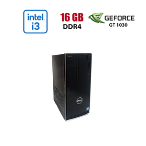 ПК Dell Inspirion 3668 Tower / Intel Core i3-7100 (2 (4) ядра по 3.9 GHz) / 16 GB DDR4 / 256 GB SSD / nVidia GeForce GT 1030, 2 GB GDDR5, 64-bit / Wi-Fi+Bluetooth / DVD / Win 10 Home Lic б/в
