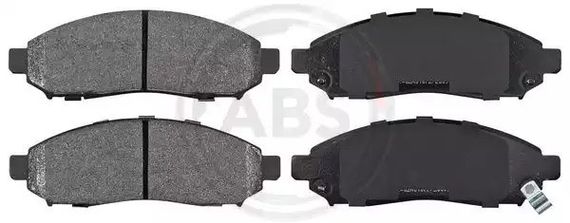 Колодки передні гальмівні Nissan Navara 2,5dCi 05-, ABS (37518) | Зображення 1