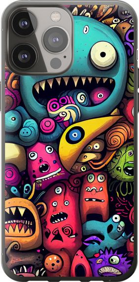 Чехол на iPhone 13 Pro Max Cмешные монстры "5549u-2371-17620"
