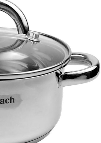 Каструля індукційна Ofenbach Casserole із нержавіючої сталі 1.5л зі скляною кришкою | Зображення 3