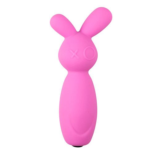 Міні-вібратор для клітора стимулятор Vibrating Mini Bunny — компактний, одношвидкісний, 8 × 2 см, у рукаві | Зображення 1