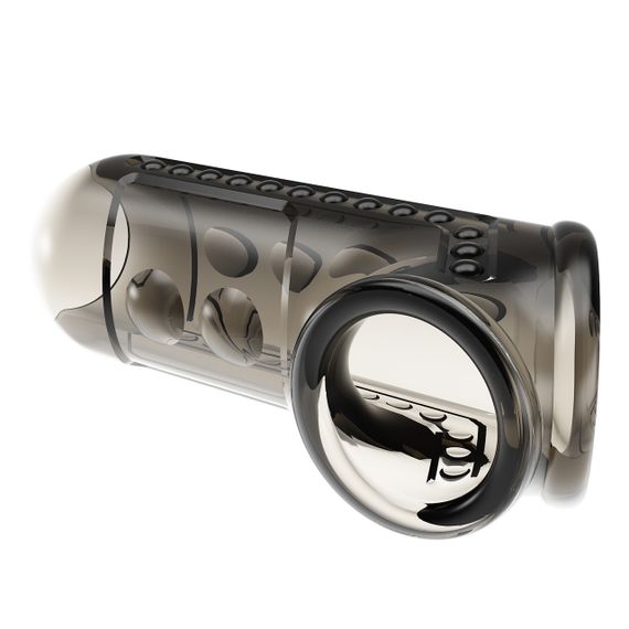 Стимулююча насадка на пеніс Pretty Love - Penis Sleeve Long Smoke, BI-026267 Sex Aura | Зображення 4