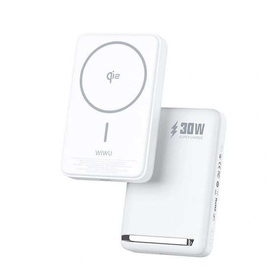 Портативний ЗП Power Bank WIWU Wi-P031 Magnetic з БЗП 30W 10000 mAh | Зображення 1