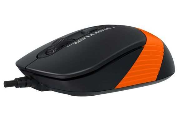 Миша комп'ютерна провідна A4Tech Fstyler FM10 Black/Orange оранжева | Зображення 3