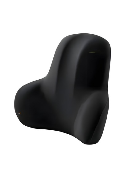 Ортопедична подушка для попереку Memory Foam для авто та офісного крісла чорна