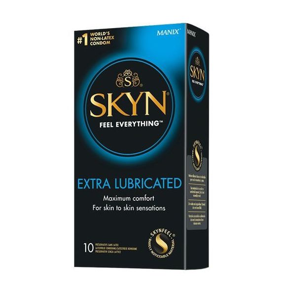 Презервативы ультратонкие SKYN Extra Lube из полиизопрена (цена за пачку, 10 шт.) Sex Aura | Зображення 1