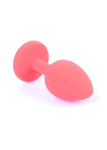 Анальна пробка - Jewellery Silicone Red Plug S Blue Sex Aura | Зображення 3