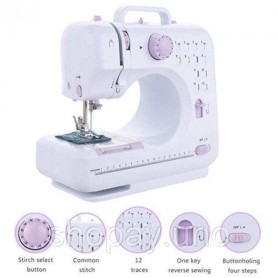 Швейна машинка 12 в 1 портативна багатофункціональна SEWING MACHINE 505 | Зображення 1