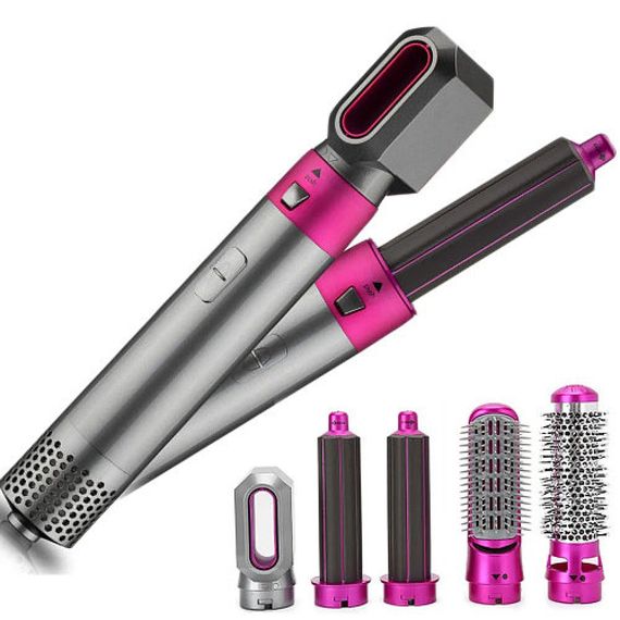 Повітряний мультистайлер Hot Air Styler 5 в 1 для різних типів волосся з насадками для сушіння, випрямлення, надання об'єму | Зображення 4