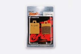Колодки тормозные (диск)   Peugeot, Gelera, CPI   (желтые)   YONGLI PRO