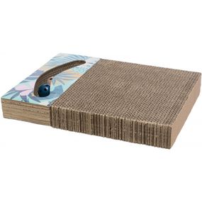 Дряпка Trixie для котів з двома кульками та котячою м ятою картонна 38х5х30 см