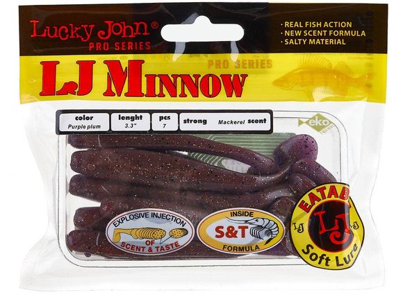 Виброхвосты 3,3" LJ Лаки Джон MINNOW ПЛАВАЮЩИЙ 143-S13 | Зображення 1