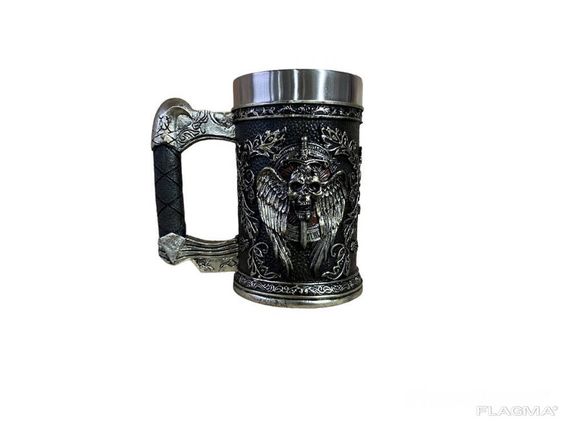 Кружка Чашка 3D Меч в Черепе 500ml | Зображення 2