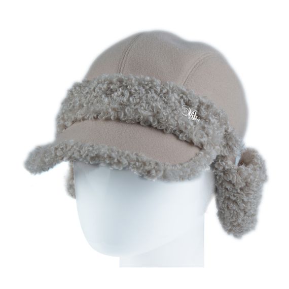 Шапка Vilss REGINA Cashmere Ram льон/латте 55-58