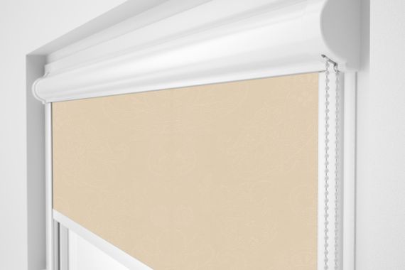 Рулонная штора Rolets Арабеска 2-2236-725 72.5x170 см закрытого типа Бежевая